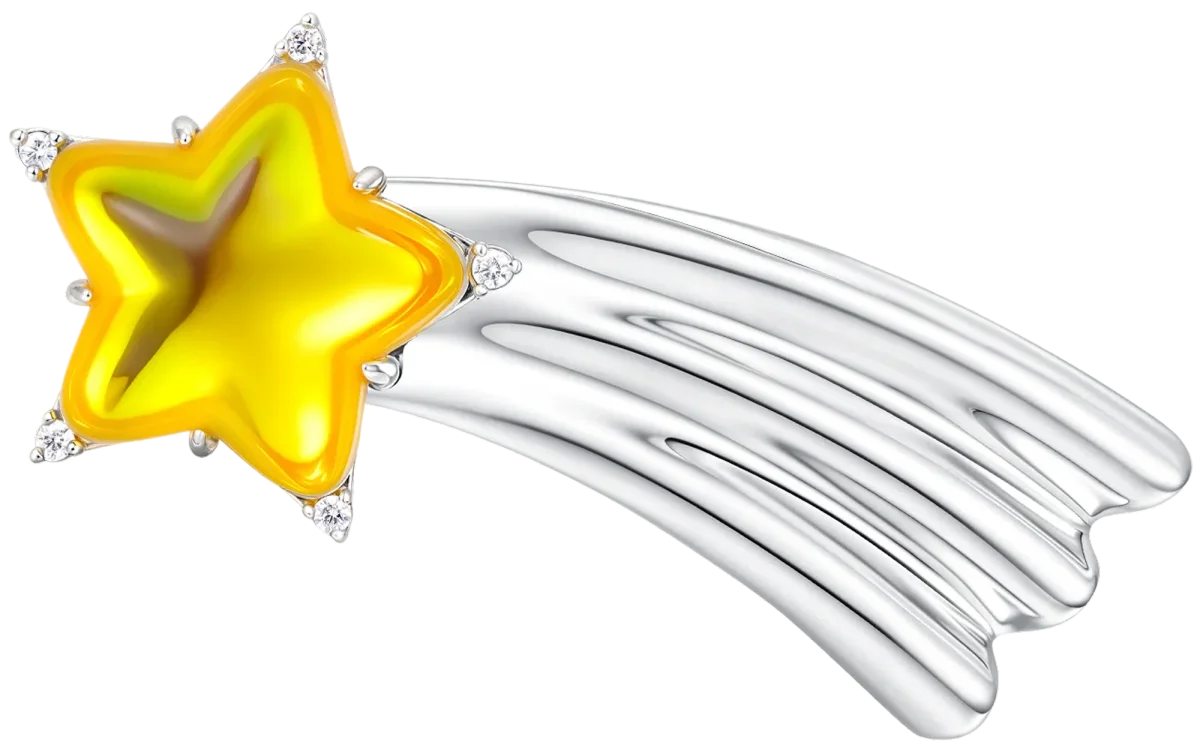 Paradise / Shooting Star Hair Clip, yvmin