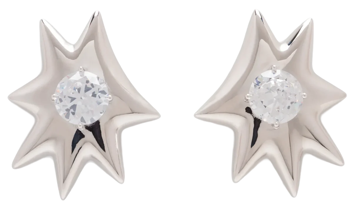 crystal clear valerian earrings, collina strada