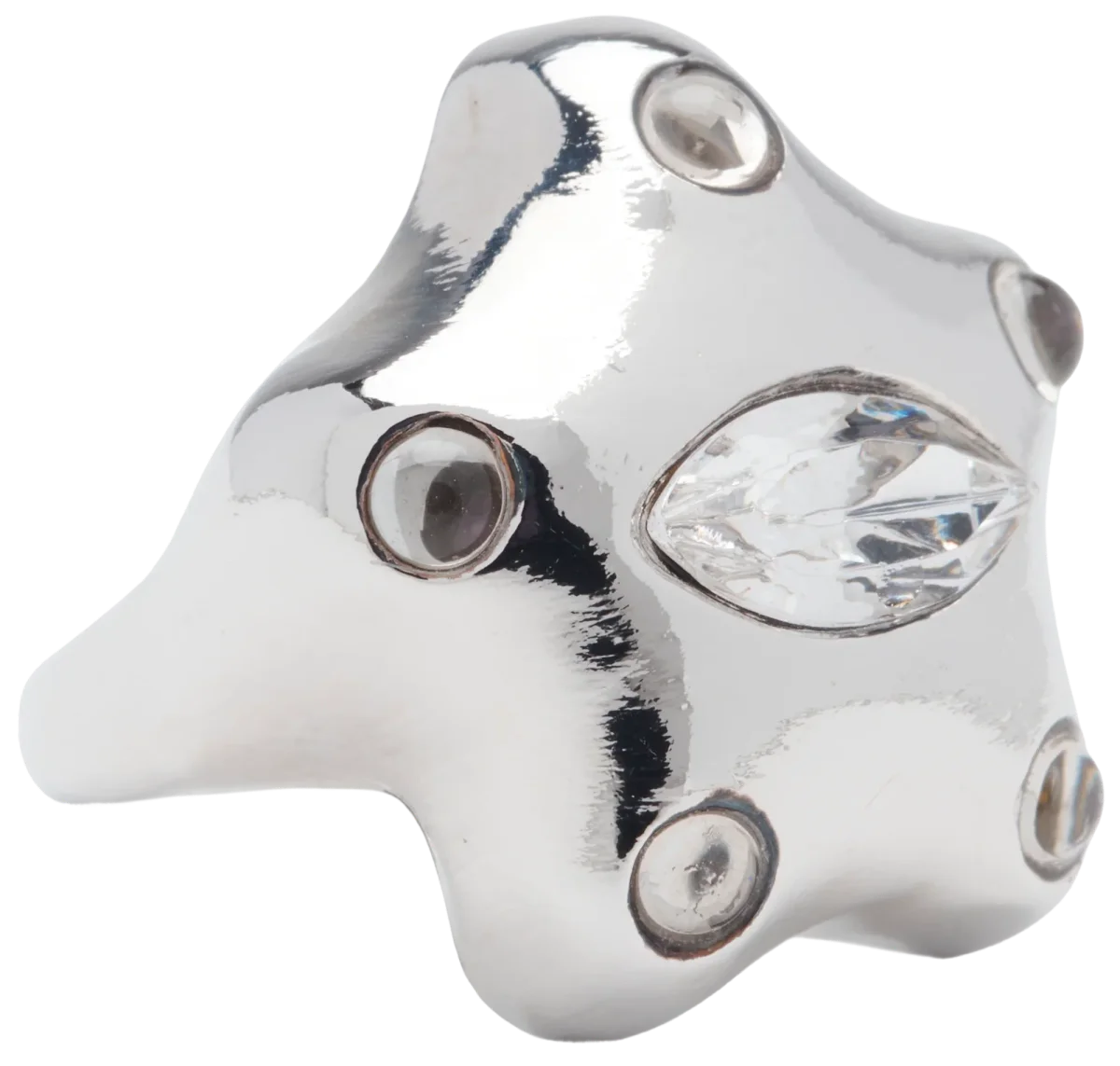 silver demi starlette ring, collina strada