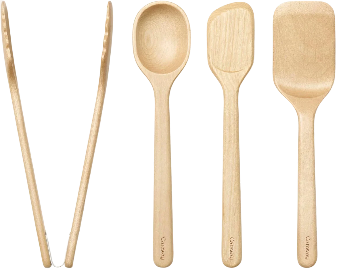 Mini Wooden Utensils Set, Caraway