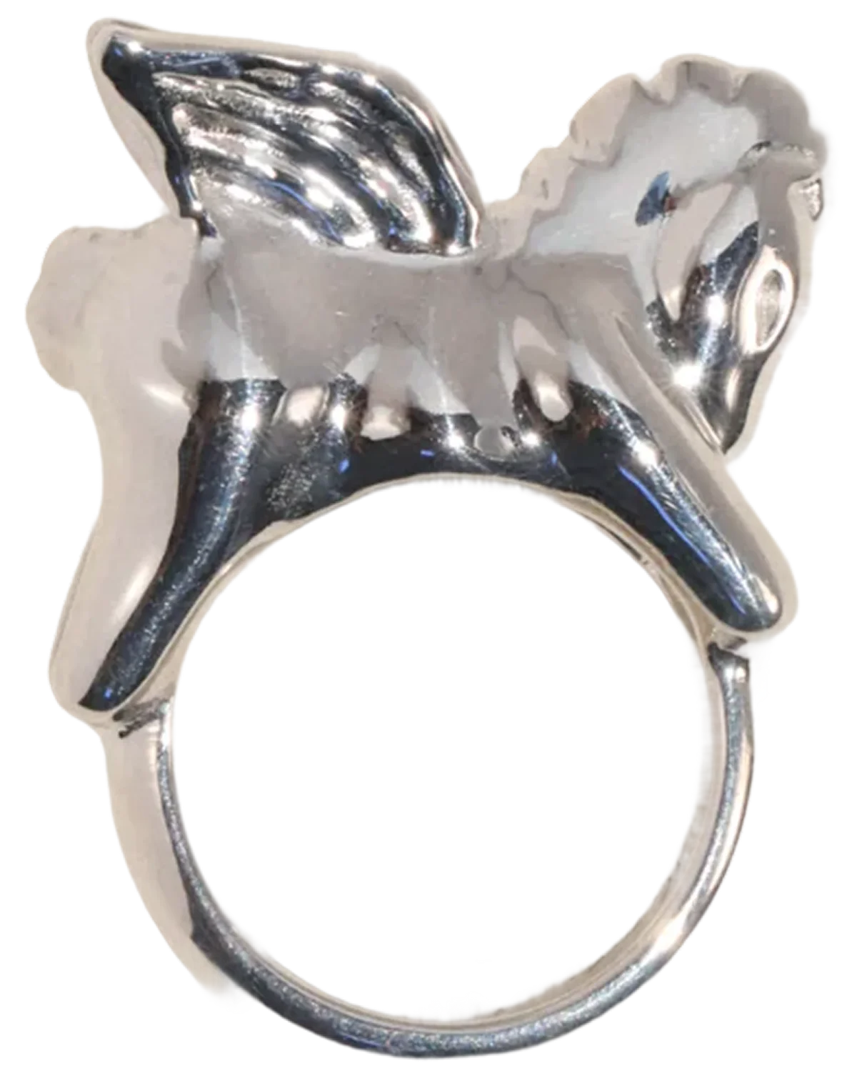 Pegasus Ring in Sterling Silver, mondo mondo