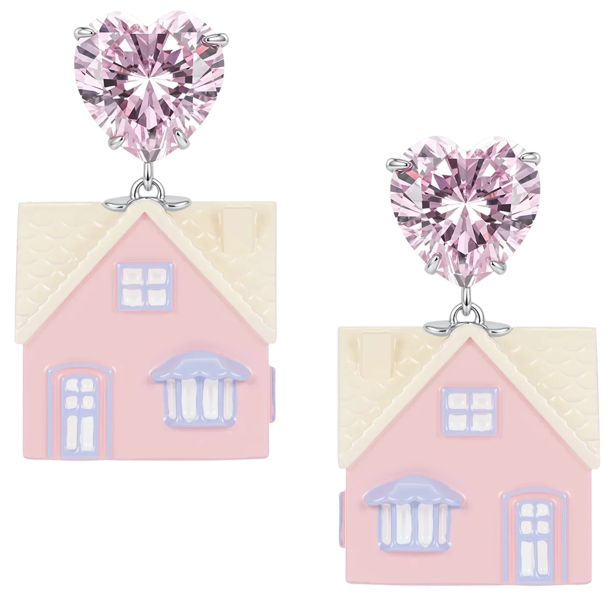 Pink House Earring, yvmin x Ashley Williams 