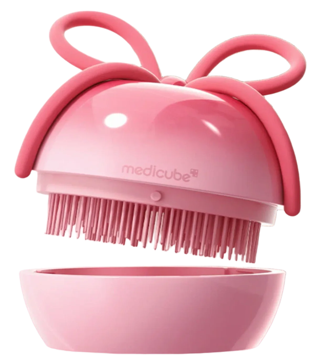 Ribbon Cherry Gloss Hair Brush, Medicube x Forever