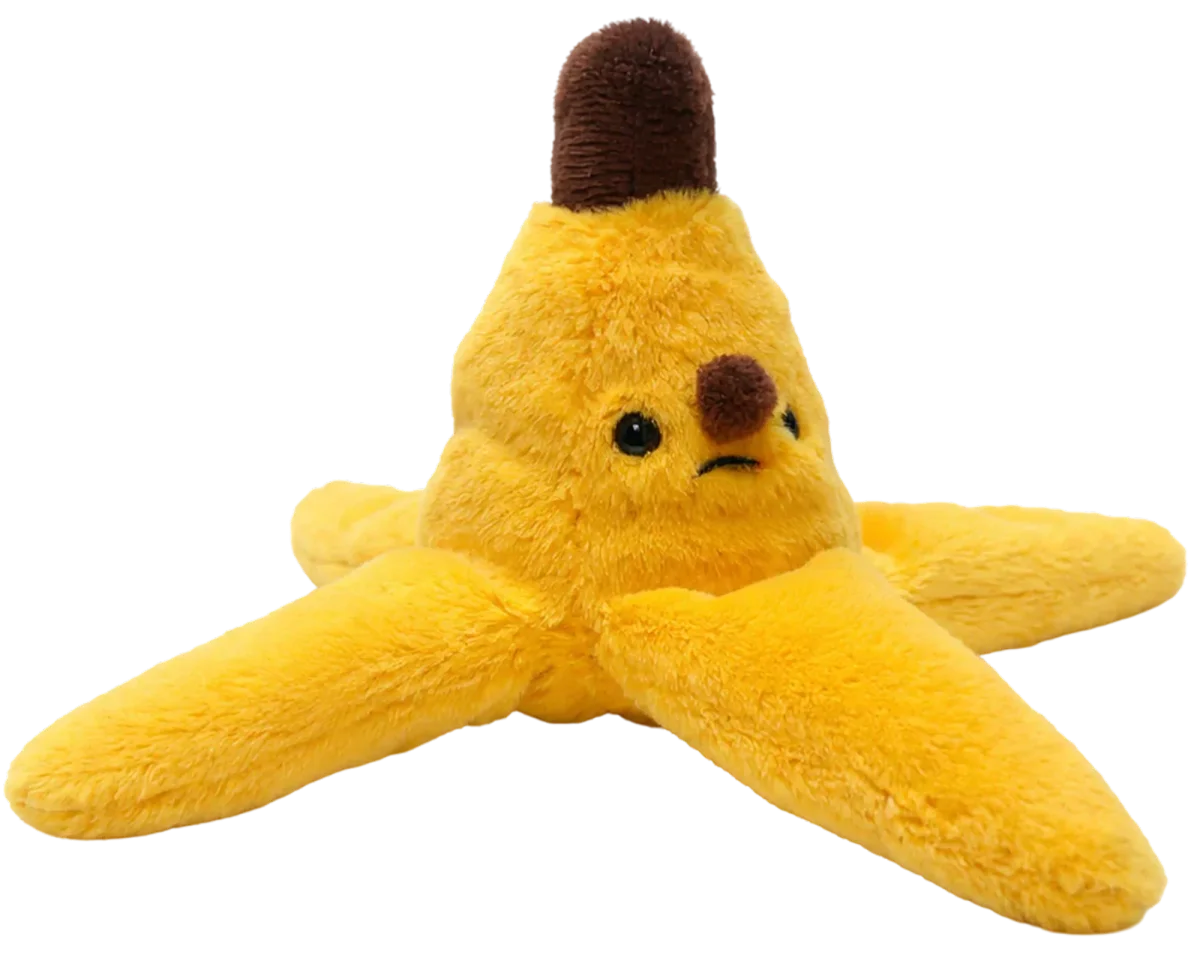 Forgotten Banana Peel Plush, the royal wreaths