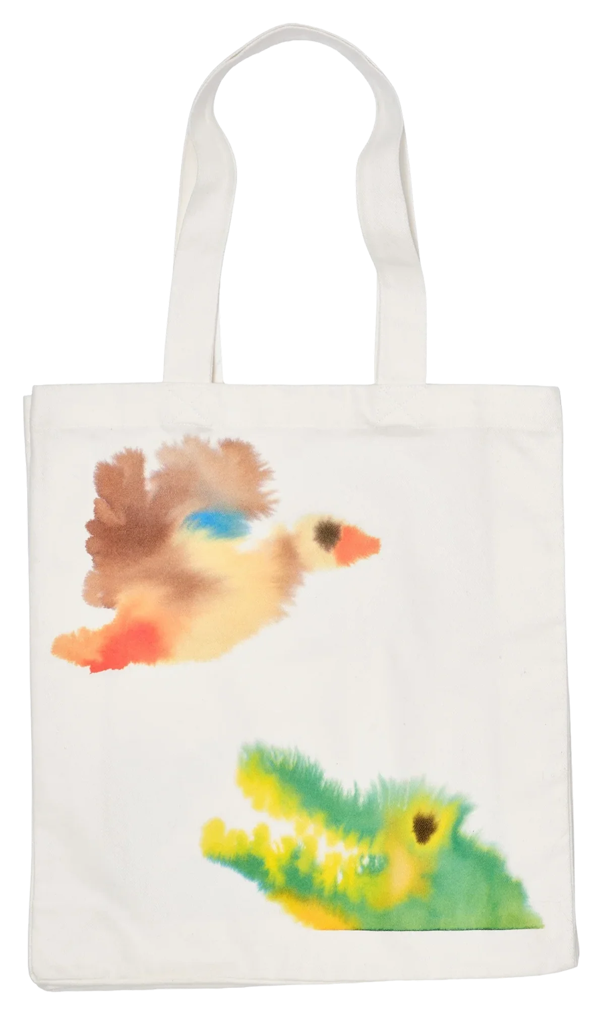 Goose Alligator Cotton Tote Bag, Wild Animals