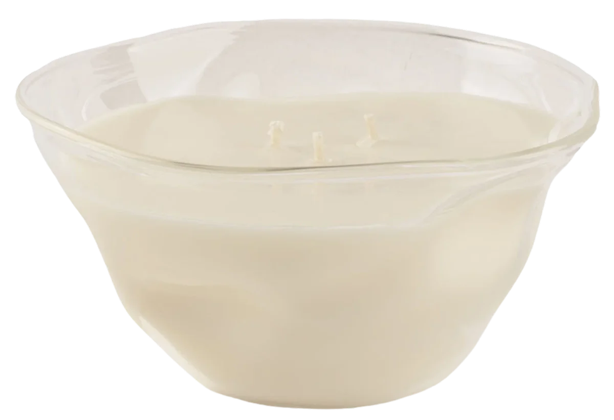 Irregular Glass Candle, curated by