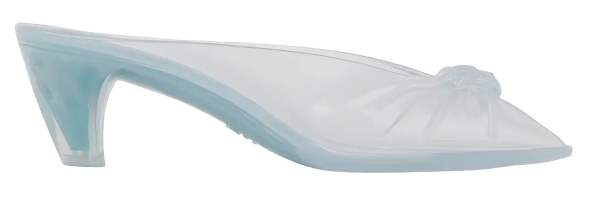 Light Blue Jelly Mules, Chloé