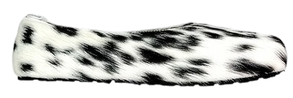 B&W Cowskin Middle Seam Flat, Leeann Huang