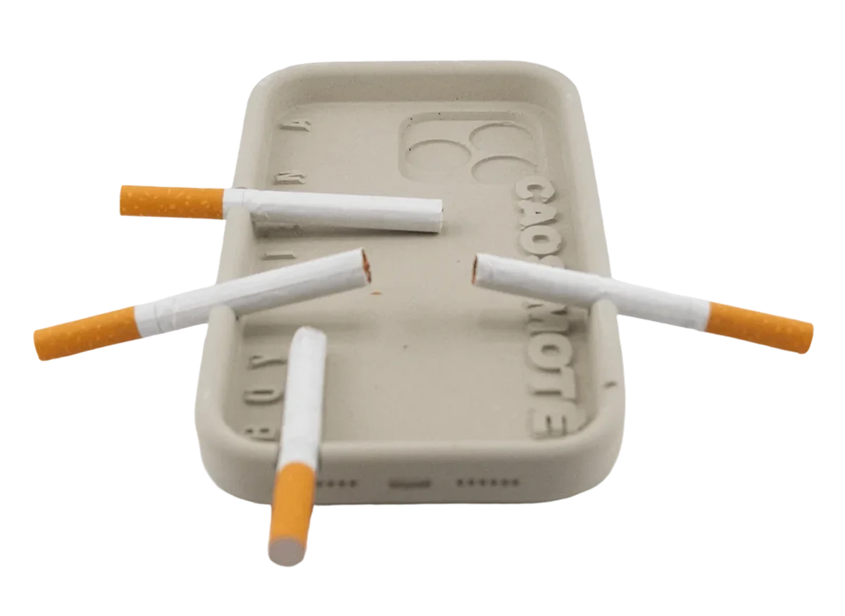 Cement Ashtray Trompe l'oeil Incense Kit, Caos Mote x Boy Vienna